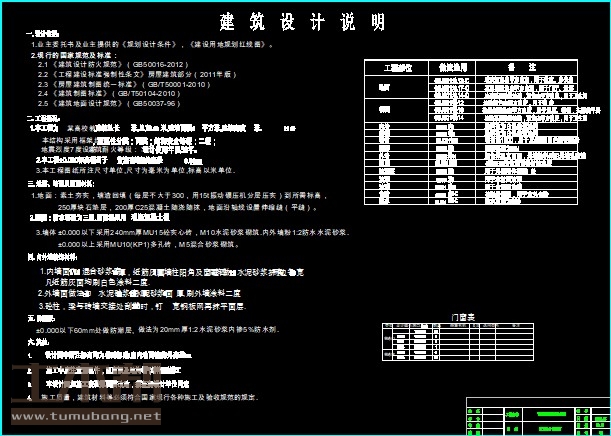 土木工程建筑设计施工图