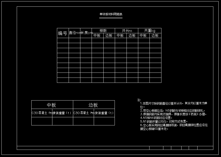 桥梁工程设计施工图